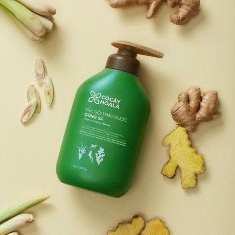 12.11-30.11 CoCayHoaLa Gel gội thảo dược Gừng Sả 500g
