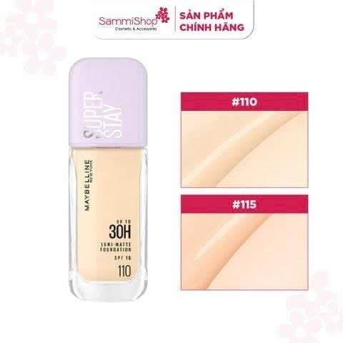 APP-WEB 03.11 - 02.12 Maybelline Kem nền Super Stay Up To 30h Lumi-matte Foundation