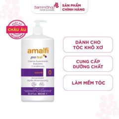 COMBO 3.11 - 02.12 Amalfi Dầu gội Keratin Shampoo 900ml +  Amalfi Dầu xả Keratin Conditioner 900ml