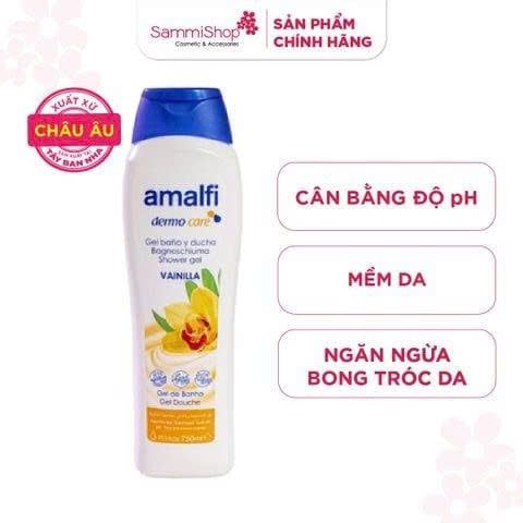 COMBO 03.11 - 02.12 Amalfi Gel tắm 750ml (IP04) bất kỳ +  Amalfi Sữa dưỡng thể 500ml (IP04) bất kỳ