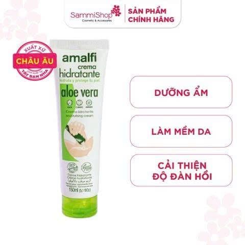 COMBO 03.11 - 02.12 Amalfi Kem dưỡng Aloe Vera Moisturising Cream 150ml + Amalfi Sữa dưỡng thể 500ml