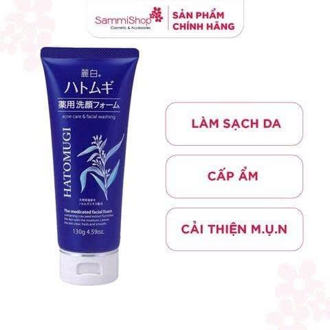 COMBO 03.11 - 02.12 Kumano Sữa Rửa Mặt Medicated Facial Foam 130g + Sữa dưỡng thể Kumano Hatomugi 250g
