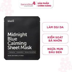 COMBO 03.11 - 02.12 Combo 5 mask Dear, Klairs Mặt nạ giấy Midnight Blue Calming
