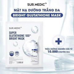 COMBO 03.11 - 02.12 Combo 10 mask Sur.Medic+ Super Gluthathione 100tm Bright Mask