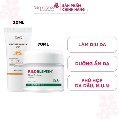 APP-WEB 03.11 - 02.12 Dr.G Bộ chăm sóc da R.E.D BLEMISH Clear Soothing Cream Bonus Set