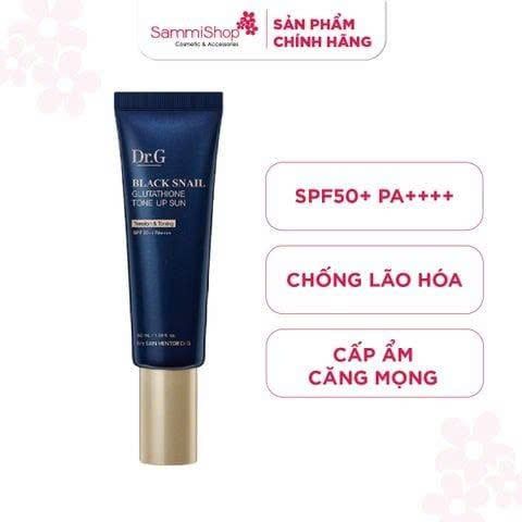 APP-WEB 03.11 - 02.12 Dr.G Kem chống nắng Black Snail Glutathione Tone Up Sun 50ml