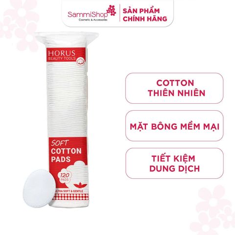 APP-WEB 03.11 - 02.12 COMBO 3 Horus Bông tẩy trang Soft Cotton Pads 120 pads