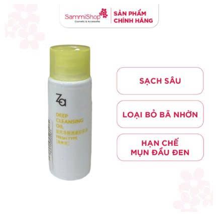 06.11 30.11 ZA Dầu tẩy trang Deep Cleansing Oil 30ml