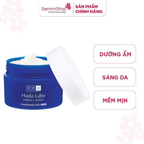 01.12 - 31.12 Hadalabo Kem dưỡng Perfect White Tranexamic Acid Cream 50g