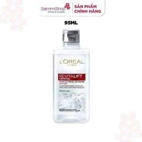02.01-18.01 ĐỒNG GIÁ Loreal Nước tẩy trang Revitalift Crystal Puriying Micellar Water 95ml (IP07)