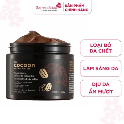 02.01-18.01 ĐỒNG GIÁ Cocoon Tẩy da chết cà phê Đak Lak (200ml) (IP07)