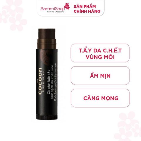 02.01-18.01 ĐỒNG GIÁ Tẩy da chết môi Cocoon cà phê Đak Lak (5g) (IP07)