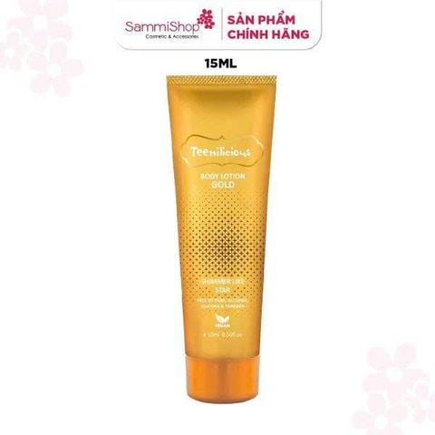01.01-15.02 QT Teenilicious Kem dưỡng thể Body Lotion Gold 15ml