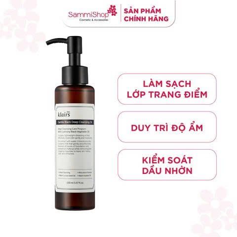 APP+WEB 02.01 - 01.02 Dear, Klairs Dầu tẩy trang Gentle Black Deep Cleansing Oil 150mL ver 2