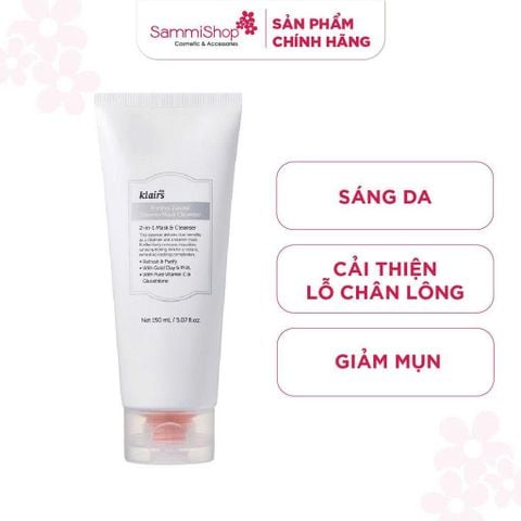 APP+WEB 02.01 - 01.02 Dear, Klairs Sữa rửa mặt Freshly Juiced Vitamin Mask Cleanser 150ml