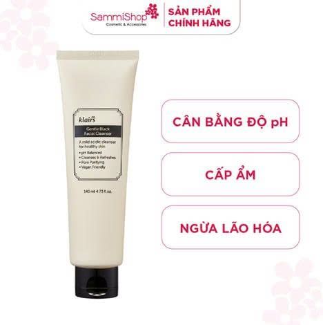 APP+WEB 02.01 - 01.02 Dear, Klairs Sữa rửa mặt Gentle Black Facial Cleanser 140mL