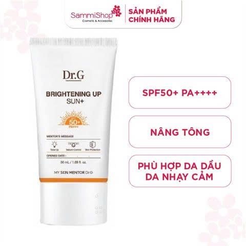 APP+WEB 02.01 - 01.02 Dr.G Kem chống nắng Brightening Up Sun+ SPF50+ PA+++ 50ml