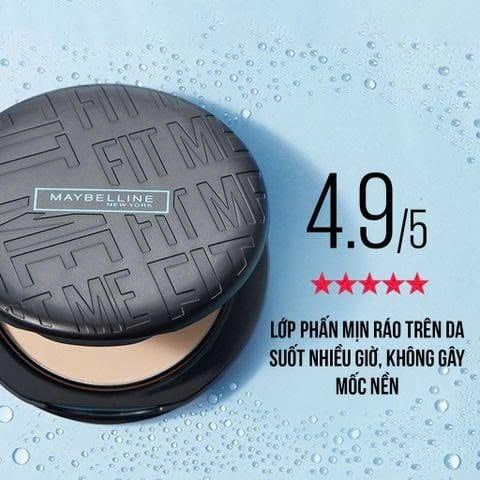 APP+WEB 02.01 - 01.02  Phấn phủ mịn lì Maybelline Fit Me Matte + Poreless Powder #112 Natural Ivory