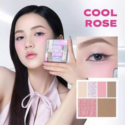 APP + WEB 14.01 - 16.01 Lemonade bảng phấn mắt Aesthetic Multi-task Palette #01. Cool Rose 10.8g (IP01) ver 2