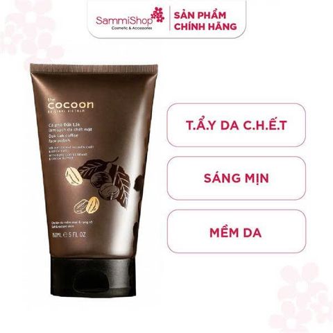 APP + WEB 14.01 - 16.01 Tẩy da chết làm sạch da chết mặt Cocoon cà phê Đăk Lăk 150ml (IP07)