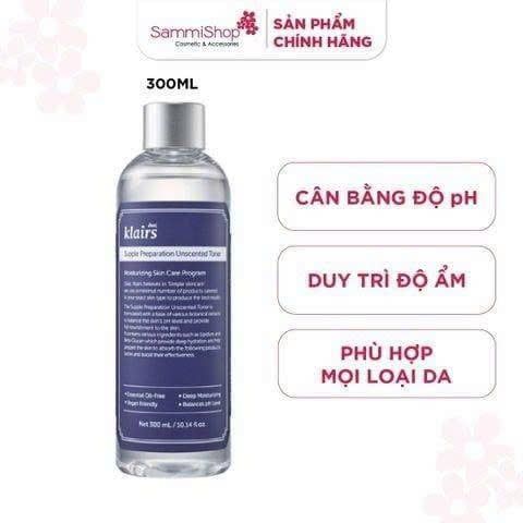 APP + WEB SPIKE DAY 14.01 - 16.01 Dear, Klairs nước hoa hồng Supple Preparation Unscented Toner 300ml