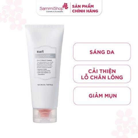 APP + WEB SPIKE DAY 14.01 - 16.01 Dear, Klairs Sữa rửa mặt Freshly Juiced Vitamin Mask Cleanser 150ml
