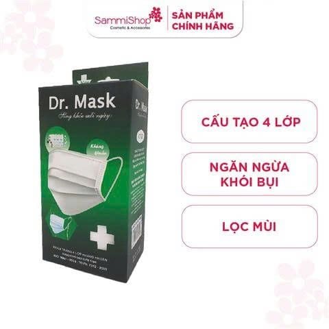 01.02 - 28.02 Dr.Mask Hộp Khẩu trang 4 lớp 30 chiếc