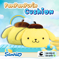 Gối Bông Mặt Pompompurin 30cm – Gối Ôm Sanrio Chính Hãng Cao Cấp, Gối Trang Trí Dễ Thương, Teenbox Phân Phối