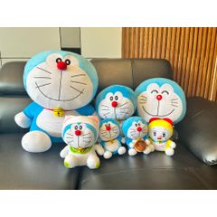 Gấu Bông Doraemon 23cm Chính Hãng – Thú Bông Mèo Máy Dễ Thương, Teenbox Phân Phối