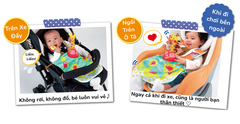 Đồ chơi cho bé sơ sinh - Khăn Treo Nôi & Xe Đẩy Cho Bé từ PEOPLE Nhật Bản TB151