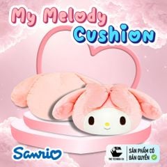 Gối Bông Mặt My Melody 30cm – Gối Ôm Sanrio Chính Hãng Cao Cấp, Gối Trang Trí Dễ Thương, Teenbox Phân Phối