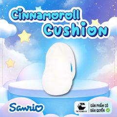 Gối Bông Mặt Cinnamoroll 33cm – Gấu Bông Sanrio Chính Hãng Cao Cấp, Gối Sofa Trang Trí Dễ Thương, Teenbox Phân Phối