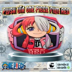 Gối In One Piece Film Red Chính Hãng – Gối Bông Nỉ Mềm Mịn 30x30cm | TEENBOX Phân Phối