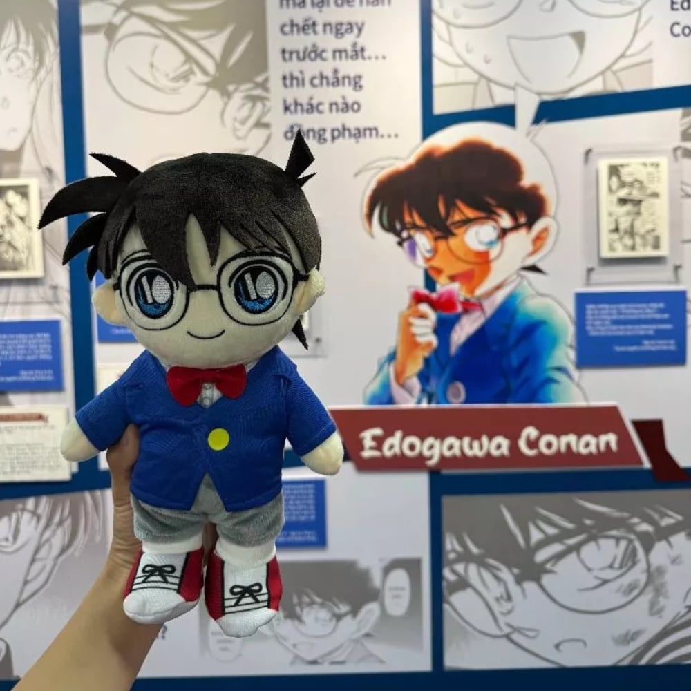 Thú Bông Conan Búp Bê Phim Ngôi Sao 5 Cánh 1 Triệu Đô 23cm Chính Hãng – Có Kèm Bộ Quần Áo, Teenbox Phân Phối