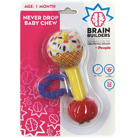 Xúc xắc gặm nướu siêu nhẹ giúp phát triển thị giác & thính giác từ PEOPLE Nhật Bản BB085