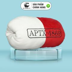 GỐI ÔM ĐÚT TAY CONAN 2 (ĐỎ TRẮNG) CHÍNH HÃNG | Teenbox Phân Phối