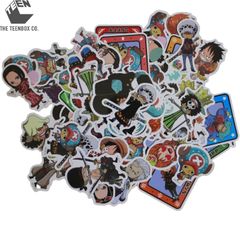 Bộ 40 Sticker Chibi One Piece – Sticker Anime Dán Laptop, Balo, Sổ Tay, Sản Phẩm Chính Hãng TEENBOX