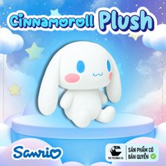 Thú Bông Cinnamoroll Size S 22cm – Thú Bông Sanrio Chính Hãng Cao Cấp, Quà Tặng Đáng Yêu, Teenbox Phân Phối