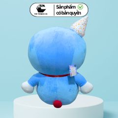 Thú Bông Doraemon Phiên Bản Sinh Nhật Size S 18cm Chính Hãng – Gấu Bông Kỷ Niệm Siêu Dễ Thương, Teenbox Phân Phối