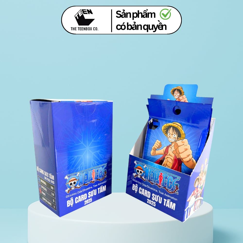 Bộ Card Sưu Tầm One Piece - Set 6 Thẻ Bài Anime Cao Cấp | Sản Phẩm Chính Hãng, Phân Phối Bởi Teenbox