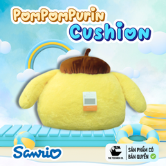 Gối Bông Mặt Pompompurin 30cm – Gối Ôm Sanrio Chính Hãng Cao Cấp, Gối Trang Trí Dễ Thương, Teenbox Phân Phối