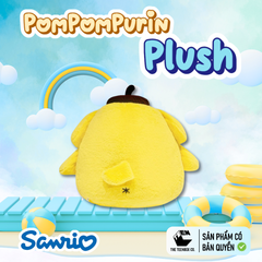 Thú Bông Pompompurin Size L 47cm – Gấu Bông Sanrio Chính Hãng Cao Cấp, Thú Nhồi Bông Ôm Ngủ, Teenbox Phân Phối