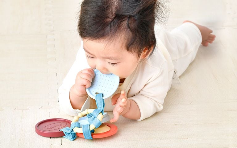 Đồ chơi cho bé từ 6 tháng - Phát triển vận động tinh- People Nhật Bản TB164