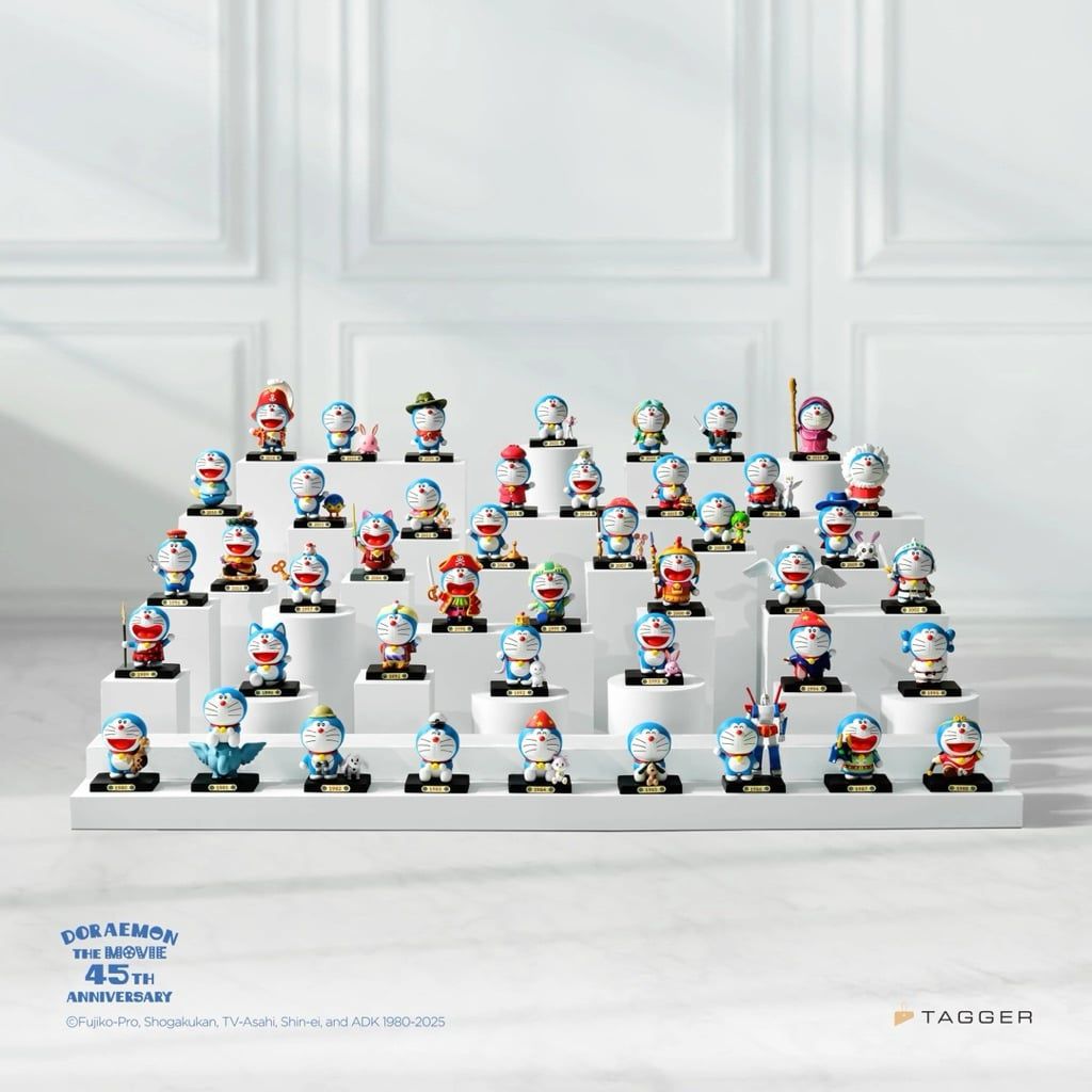 Mô Hình Doraemon Kỷ Niệm 45 Năm – Đồ Chơi Nhựa Cao Cấp Chính Hãng, Trang Trí & Sưu Tầm, Teenbox Phân Phối