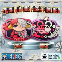 Gối In One Piece Film Red Chính Hãng – Gối Bông Nỉ Mềm Mịn 30x30cm | TEENBOX Phân Phối