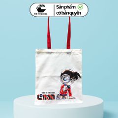 Túi Vải Canvas Detective Conan 30x35cm Chính Hãng – Teenbox Phân Phối – Tote Bag Anime Đi Học Đi Làm