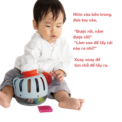 Đồ chơi dành cho bé 1 tuổi phát triển tính tò mò - Dòng 1curiosity bộ lồng đèn People Nhật Bản OC002