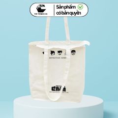 TÚI VẢI CONAN HÌNH VIÊN ĐẠN ĐỎ CHÍNH HÃNG – Túi Vải Canvas Anime Thám Tử Lừng Danh Conan, Teenbox Phân Phối