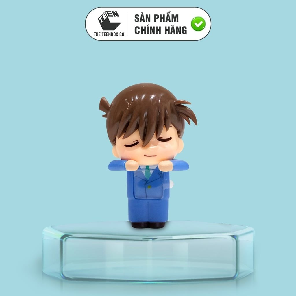 Bộ Sưu Tập Thám Tử Ngủ Say (Blind Box) (Đặt 8sp cho FULLSET) – Mô Hình Dán Decor Conan, Teenbox Phân Phối