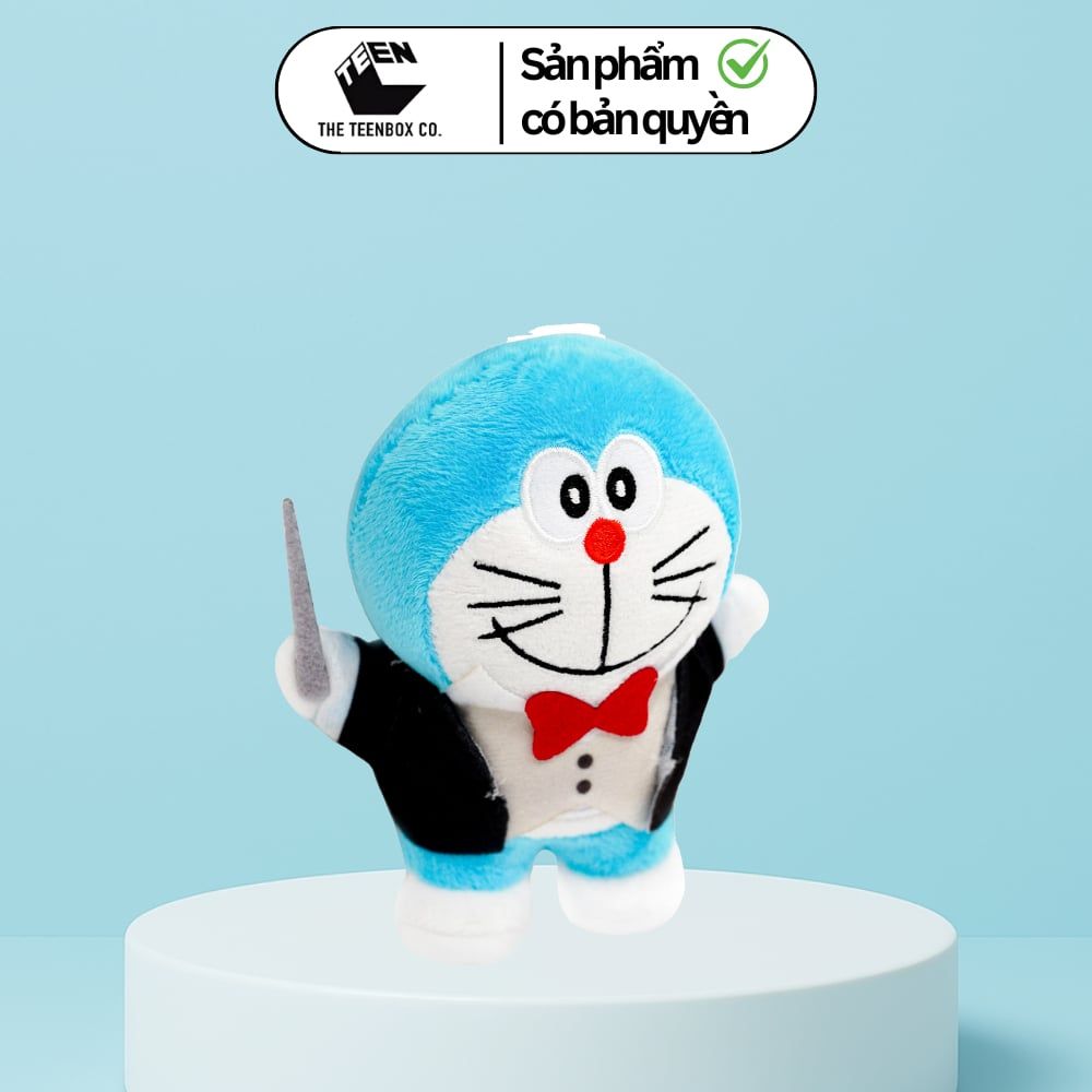 Móc Khóa Doraemon Nhạc Trưởng 12cm Chính Hãng – Thú Bông Dễ Thương, Teenbox Phân Phối